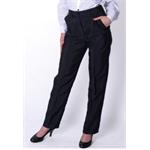 ESD dámske nohavice, elegantný štýl, 2/3 dĺžky, 74% polyester, 24% bavlna, 2% vodivé vlákno