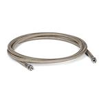 3.0 M (10 ft) Stainless Steel Braided PTFE Ambient Hose, No. 10