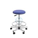 ESD stolička s opierkou na nohy modrá, 455 - 610 mm