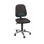 ESD látková stolička čierna, 580 - 850 mm