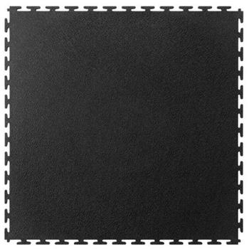 Podlahová dlažba - hladká, čierna, 7 mm