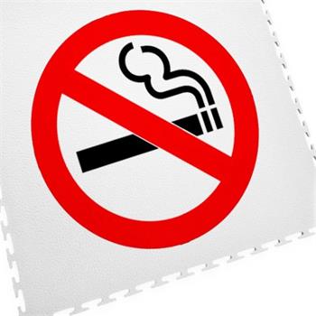 Dlaždica s logom zákaz fajčenia, 500 x 500 mm