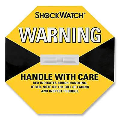 Indikátor nárazu Shockwatch - 25 g (žltý)