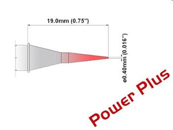 Kónický 0.40mm (0.016"), Power Plus - 325°C - 358°