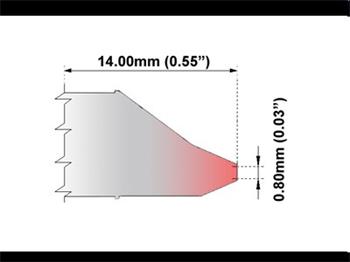 Odspájkovávací hrot - vnútorný priemer 0.80 mm -