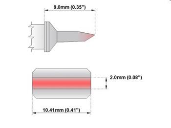 Kliešťový pár - čepeľ 10.41mm (0.41") dlhý nový -