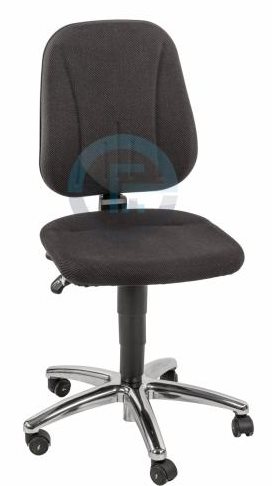 ESD vinylová stolička čierna, 440 - 590 mm